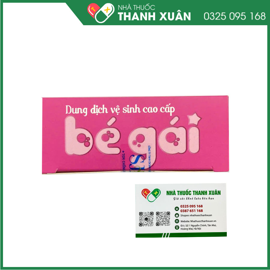 Dung dịch vệ sinh cao cấp Bé Gái